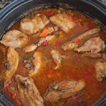 El cooksnap de Julián cuando hizo Muslos de Pollo en Salsa Confinada.