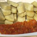 khadija (Deejarh bakery)'s cooksnap of when they made Fried Yam and Peppered Stew a. k. a dundun.