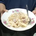 Cooksnap dari Mahartri untuk resep Simple Spaghetti Carbonara