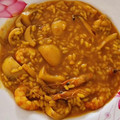 El cooksnap de Nerea De Los Reyes Sanchez cuando hizo Arroz meloso con gamba roja y calamar.
