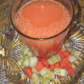 Devi Gopinath's cooksnap of when they made Carrot and cucumber juice.