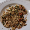 El cooksnap de Lara Perez cuando hizo Quinoa con espinacas, tomates y queso feta.