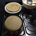 El cooksnap de Nati Winn cuando hizo Panqueques Integral para canelones.