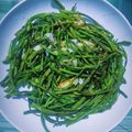 Cooksnap của Đỗ Thị Yến Nhi khi họ làm theo món Rau muống xào bơ tỏi