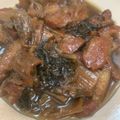Cooksnap dari lanny budiman untuk resep Ayam hamcoi hitam (sayur asin hitam)