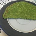 El cooksnap de JEdu Donoso cuando hizo Panqueques de espinaca rellenos con puré de zanahoria y pollo.