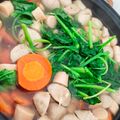 Cooksnap dari Kitchen's untuk resep Sayur Bayam Sosis