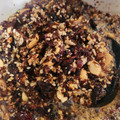 El cooksnap de Dulce trejo cuando hizo Salsa picante de frutos secos y semillas.