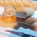 El cooksnap de CLAUDIO LEDESMA cuando hizo Panadería: Pan flauta rendidor.