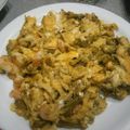 El cooksnap de Margarita cuando hizo Revuelto de huevos, espárragos y gambas.