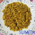 Sumita Roychowdhury's cooksnap of when they made মটরের ঘুগনি(Motorer Ghugni recipe in Bengali).