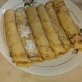 El cooksnap de Naty cuando hizo Panqueques con dulce de leche.