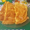 El cooksnap de Gisel Perez cuando hizo Omelette de jamón y queso fácil.