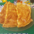 El cooksnap de Gisel Perez cuando hizo Omelette de jamón y queso fácil.