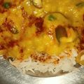 Aditi maheshwari का कुकस्नैप जब उन्होंने स्टीम चावल और दाल (steam chawal aur dal recipe in Hindi) बनाया था।