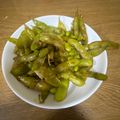 El cooksnap de Jorge Alonso cuando hizo Edamames con salsa de soja y de ostras 🇯🇵.