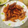 劉興偉 的 紅燒蝦 cooksnap