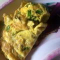 Sami Saqib's cooksnap of when they made Omelet with Green onion.