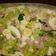 El cooksnap de Lady Marmalade cuando hizo Ensalada de lechuga con manzana plátanos con queso de Burgos y tiras de jamón york.