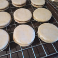 El cooksnap de Sweet Planet cuando hizo Alfajores cordobeses con relleno dulce de leche y dulce de fruta.