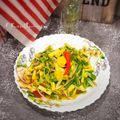 Cooksnap Ain Mohd Kitchen semasa beliau membuat Sayur Campur Sabahan mamaizz.