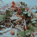 El cooksnap de Mari Blasco cuando hizo Ensalada de quinoa con papá, tomate y zanahoria🥕🥔🍅.