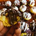 El cooksnap de Luu Acosta cuando hizo Bombas de dulce de leche .