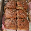 Kim's cooksnap of when they made Poppyseed Ham and Cheese Sandwich Rolls/Sliders.