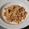 El cooksnap de Selena Grimes Rodriguez cuando hizo Arroz frito con pollo y bacon.