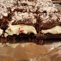 Karrie Chafins's cooksnap of when they made Peppermint Cream Brownie Bars.