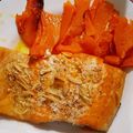 El cooksnap de bciercoles cuando hizo Salmón con calabaza al horno.
