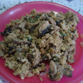 El cooksnap de Zoyla Enojona 😎🍴 cuando hizo Huevos revueltos con hongos y tomate.