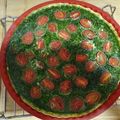 El cooksnap de M. Pilar Alonso cuando hizo Quiche de Espinacas y Tomates cherry (Thermomix).