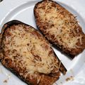 El cooksnap de Nuria Soñora cuando hizo Berenjenas rellenas de carne.