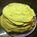 El cooksnap de anacelarra cuando hizo Crepes de espinacas y avena con champiñones.