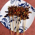 Cooksnap dari Devi Nurmayanti untuk resep Sate jamur tiram bumbu kacang