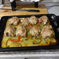 El cooksnap de Jose cuando hizo Contramuslos de pollo al horno.
