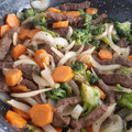 El cooksnap de Ostara Morales cuando hizo Salteado de pollo con brócoli (receta china).