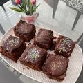 El cooksnap de Angie cuando hizo Brownie sin mantequilla/ fudge brownie.