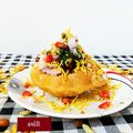 Sunita Vaghela's cooksnap of when they made રાજ કચોરી ચાટ (Raj Kachori Chaat Recipe In Gujarati).