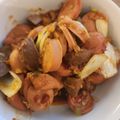 Cooksnap dari Mama AL untuk resep Nasi gila simple Bakso, Sosis, dan Sawi