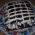 Rashida Minhaj's cooksnap of when they made Eggless chocolate cake.