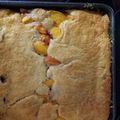 cindybear's cooksnap of when they made Peach Cobbler.