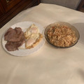 El cooksnap de Eduardo Agudo Alba cuando hizo Chuletas de aguja con arroz a mi manera.
