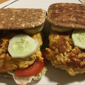 El cooksnap de José A. Avellaneda cuando hizo Hamburguesa de salmón con salsa de curry y mango.