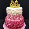 Olang'o Katts's cooksnap of when they made Strawberry cake covered with fondant. 1kg.