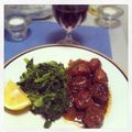 El cooksnap de ItaliaMiAmor cuando hizo Albóndigas en salsa.