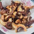Cooksnap của Cau Hai khi họ làm theo món Râu mực nướng sa tế