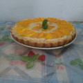 El cooksnap de Milagro Vargas cuando hizo Tarta de durazno y crema pastelera súper fácil!!.