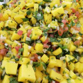 El cooksnap de María Antonieta cuando hizo Filetes de pescado con pico de gallo de mango. ॐ.